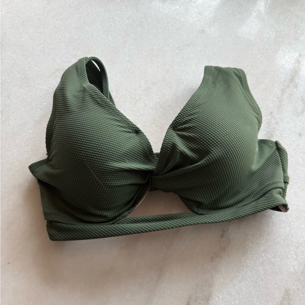 Shade & Shore Green Bikini Top